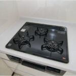 3口コンロ　都市ガス